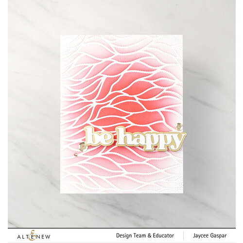 Altenew - Simple Coloring Stencil - Dotted Waves 3 Altenew - Simple Coloring Stencil - Dotted Waves