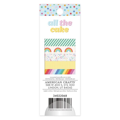 Pebbles - All The Cake Collection - Washi Tape