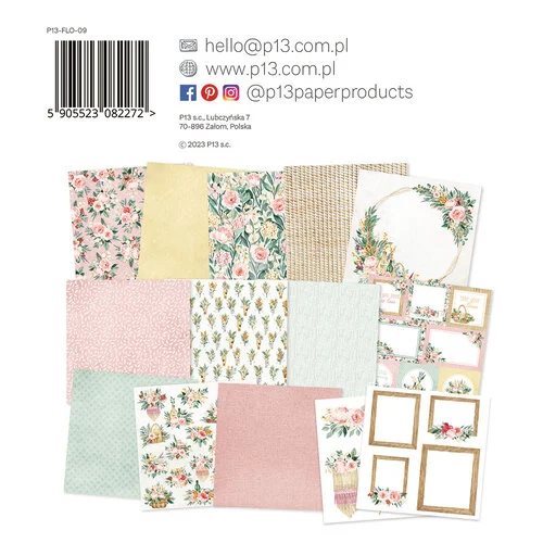 P13 - Flowerish Collection - 6 x 6 Paper Pad 3 P13 - Flowerish Collection - 6 x 6 Paper Pad