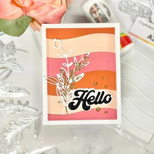 Scrapbook.com - Decorative Die Set - A2 Plate - Bold Curves
