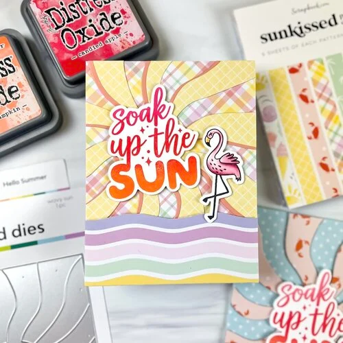 Scrapbook.com - Decorative Die Set - A2 Plate - Wavy Sun 6 Scrapbook.com - Decorative Die Set - A2 Plate - Wavy Sun