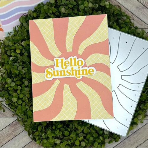 Scrapbook.com - Decorative Die Set - A2 Plate - Wavy Sun 7 Scrapbook.com - Decorative Die Set - A2 Plate - Wavy Sun