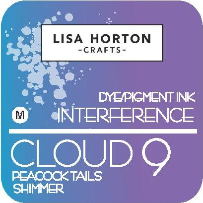 Lisa Horton Crafts - Cloud 9 - Metallic Interference Ink Pad - Peacock Tails 1 Lisa Horton Crafts - Cloud 9 - Metallic Interference Ink Pad - Peacock Tails