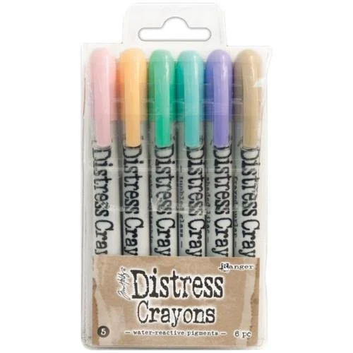 Ranger Ink - Tim Holtz - Distress Crayons - Set 5 1 Ranger Ink - Tim Holtz - Distress Crayons - Set 5
