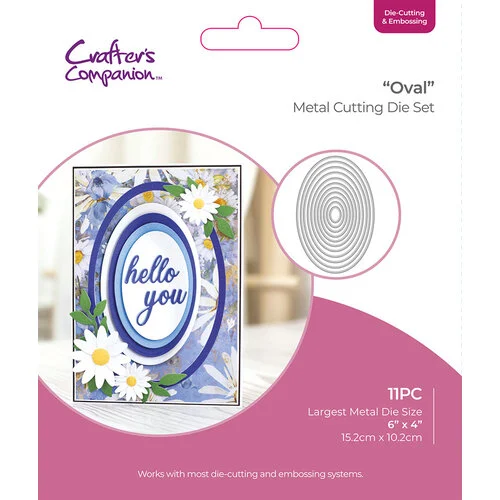 Crafter's Companion - Metal Dies - Nested Ovals 1 Crafter's Companion - Metal Dies - Nested Ovals