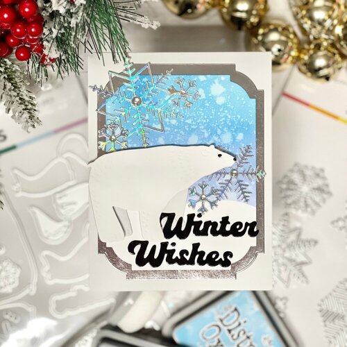 Scrapbook.com - Decorative Die Set - Winter Wishes 10 Scrapbook.com - Decorative Die Set - Winter Wishes