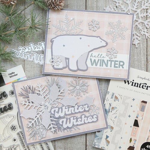 Scrapbook.com - Decorative Die Set - Winter Wishes 5 Scrapbook.com - Decorative Die Set - Winter Wishes