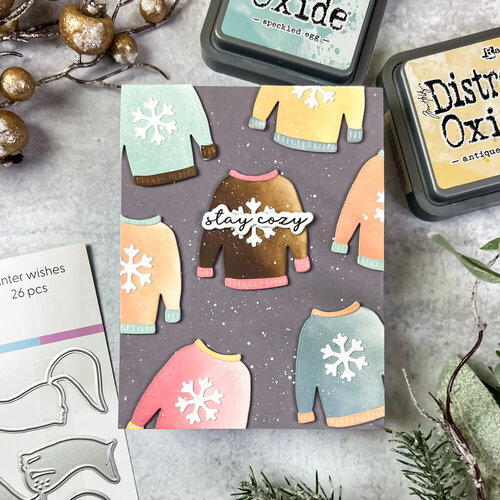 Scrapbook.com - Decorative Die Set - Winter Wishes 6 Scrapbook.com - Decorative Die Set - Winter Wishes