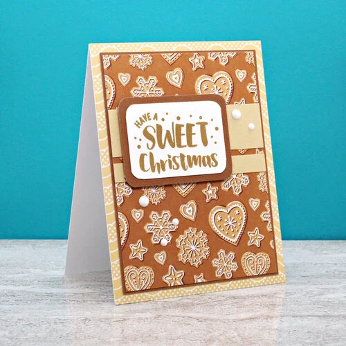 Scrapbook.com - Gingerbread - Patterned Cardstock Paper Pad - Double Sided - A2 - 4.25 x 5.5 - 40 Sheets 11 Scrapbook.com - Gingerbread - Patterned Cardstock Paper Pad - Double Sided - A2 - 4.25 x 5.5 - 40 Sheets