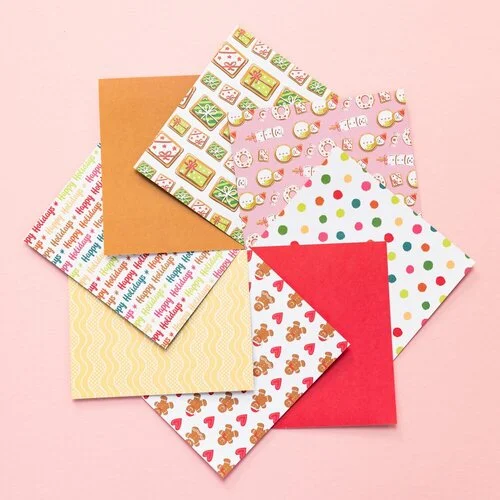 Scrapbook.com - Gingerbread - Patterned Cardstock Paper Pad - Double Sided - A2 - 4.25 x 5.5 - 40 Sheets 4 Scrapbook.com - Gingerbread - Patterned Cardstock Paper Pad - Double Sided - A2 - 4.25 x 5.5 - 40 Sheets