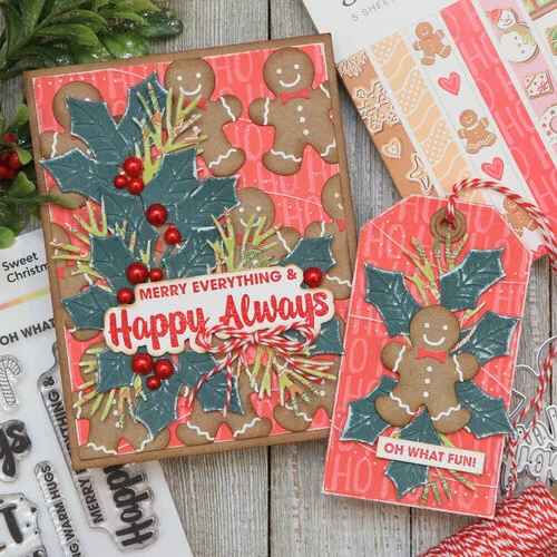 Scrapbook.com - Gingerbread - Patterned Cardstock Paper Pad - Double Sided - A2 - 4.25 x 5.5 - 40 Sheets 6 Scrapbook.com - Gingerbread - Patterned Cardstock Paper Pad - Double Sided - A2 - 4.25 x 5.5 - 40 Sheets