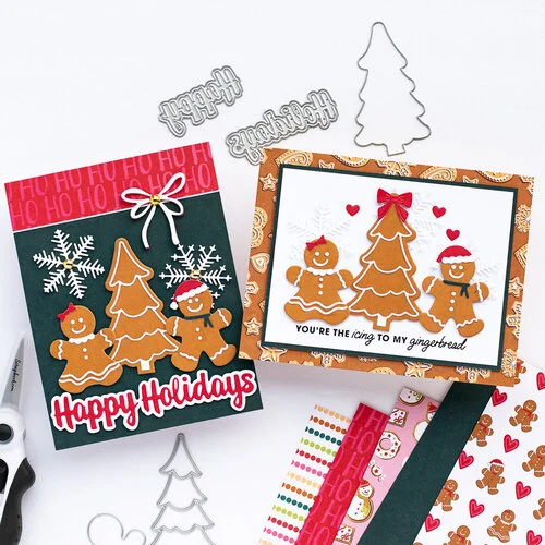 Scrapbook.com - Decorative Die Set - Gingerbread - Holiday Cookies 15 Scrapbook.com - Decorative Die Set - Gingerbread - Holiday Cookies