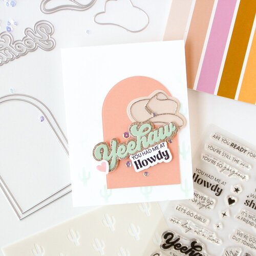 Scrapbook.com - Decorative Die Set - Yeehaw - Sentiments 11 Scrapbook.com - Decorative Die Set - Yeehaw - Sentiments