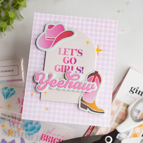 Scrapbook.com - Decorative Die Set - Yeehaw - Sentiments 13 Scrapbook.com - Decorative Die Set - Yeehaw - Sentiments