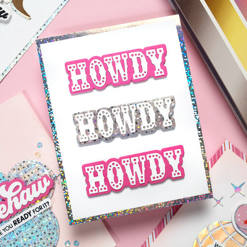 Scrapbook.com - Decorative Die Set - Yeehaw - Sentiments 3 Scrapbook.com - Decorative Die Set - Yeehaw - Sentiments