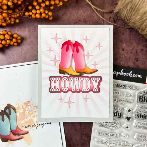 Scrapbook.com - Decorative Die Set - Yeehaw - Sentiments 5 Scrapbook.com - Decorative Die Set - Yeehaw - Sentiments