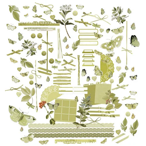 49 and Market - Color Swatch Grove Collection - Laser Cut Elements 2 49 and Market - Color Swatch Grove Collection - Laser Cut Elements