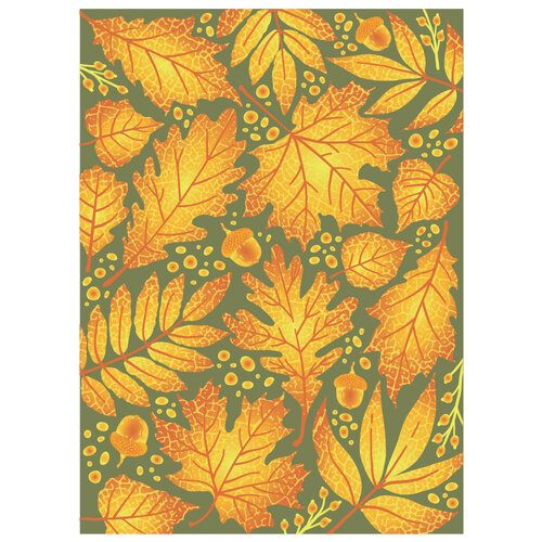 Honey Bee Stamps - Heartfelt Harvest Collection - Embossing Folder - Fall Leaves 2 Honey Bee Stamps - Heartfelt Harvest Collection - Embossing Folder - Fall Leaves