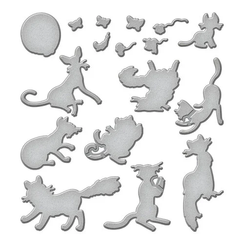 Spellbinders - Simon Hurley - Etched Dies - Purrfect Cats 2 Spellbinders - Simon Hurley - Etched Dies - Purrfect Cats