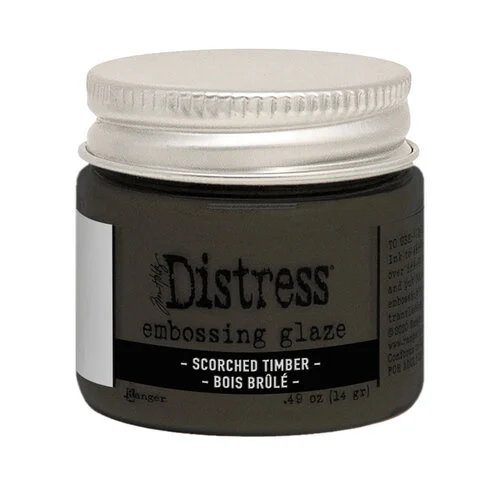 Ranger Ink - Tim Holtz - Distress Embossing Glaze - Scorched Timber 1 Ranger Ink - Tim Holtz - Distress Embossing Glaze - Scorched Timber