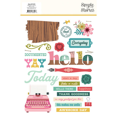 Simple Stories - Noteworthy Collection - Rub Ons 2 Simple Stories - Noteworthy Collection - Rub Ons