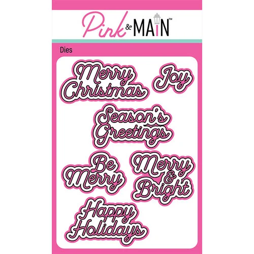 Pink and Main - Dies - Winter Greetings 1 Pink and Main - Dies - Winter Greetings