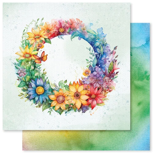 Paper Rose - 12 x 12 Collection Pack - Rainbow Twirl 2 3 Paper Rose - 12 x 12 Collection Pack - Rainbow Twirl 2