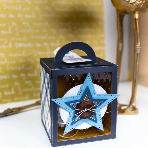 Scrapbook.com - Decorative Die Set - Nested Stars