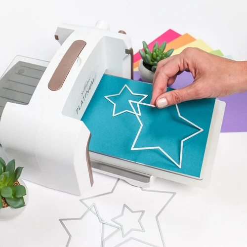 Scrapbook.com - Decorative Die Set - Nested Stars