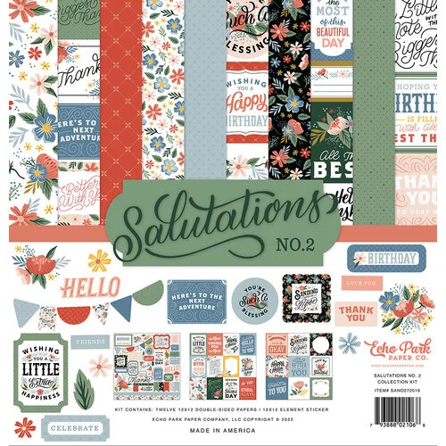 Echo Park - Salutations No. 2 Collection - 12 x 12 Collection Kit