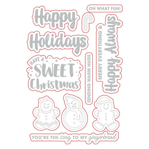 Scrapbook.com - Coordinating Die Set - Sweet Christmas