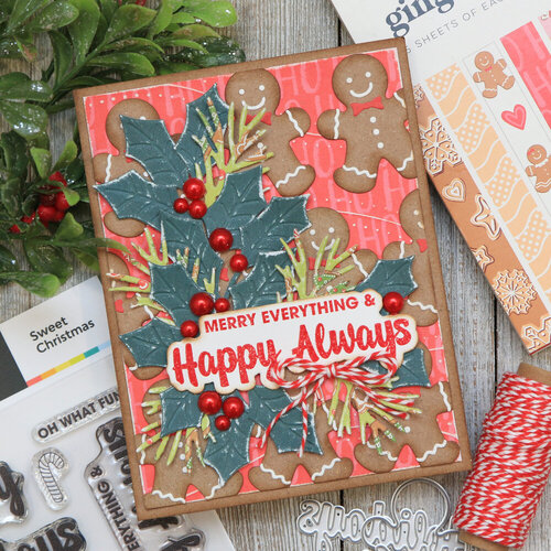 Scrapbook.com - Coordinating Die Set - Sweet Christmas