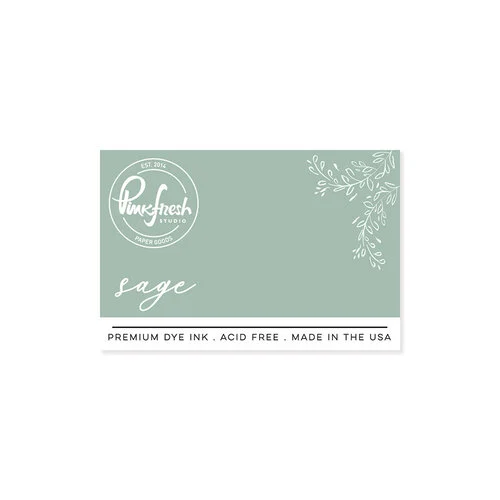 Pinkfresh Studio - Premium Dye Ink Pad - Sage 1 Pinkfresh Studio - Premium Dye Ink Pad - Sage
