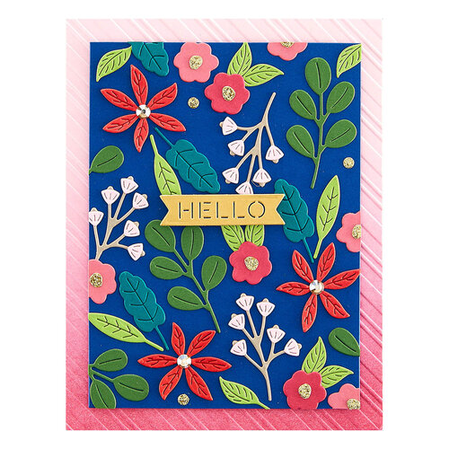 Spellbinders - Etched Dies - Petite Blooms and Sentiments