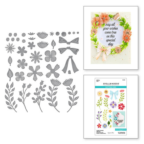 Spellbinders - Etched Dies - Garden Wreath Add-Ons 3 Spellbinders - Etched Dies - Garden Wreath Add-Ons
