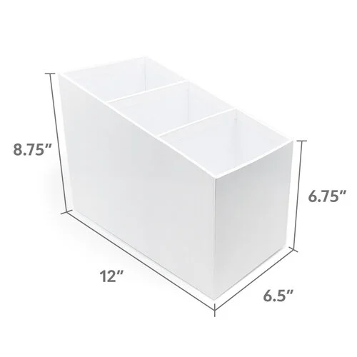 Scrapbook.com - Craft Room Basics - Tall Sticker Organizer - White