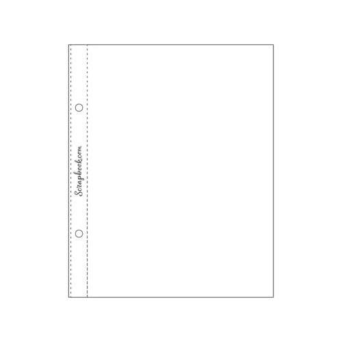 Scrapbook.com - 6x8 Open Page Protectors - 10 Pack