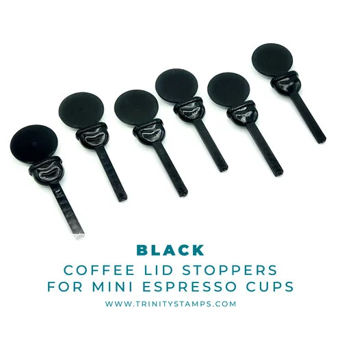 Trinity Stamps - Embellishments - Mini Cup Stoppers - Black 2 Trinity Stamps - Embellishments - Mini Cup Stoppers - Black