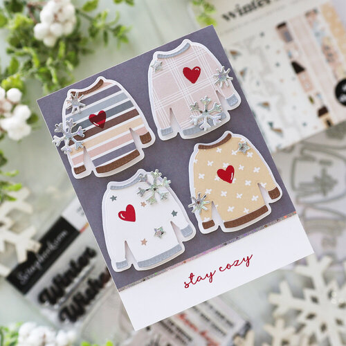 Scrapbook.com - Clear Photopolymer Stamp Set - Hello Winter 4 Scrapbook.com - Clear Photopolymer Stamp Set - Hello Winter