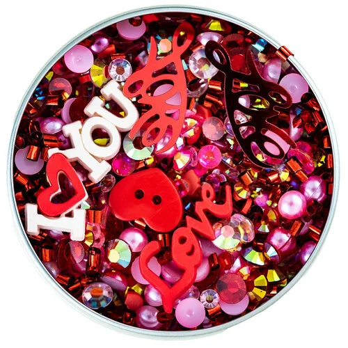 Buttons Galore and More - Shaker Elementz Collection - Embellishments - Love 2 Buttons Galore and More - Shaker Elementz Collection - Embellishments - Love