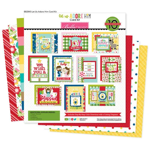 Bella Blvd - Let Us Adore Him Collection - Card Kit 1 Bella Blvd - Let Us Adore Him Collection - Card Kit