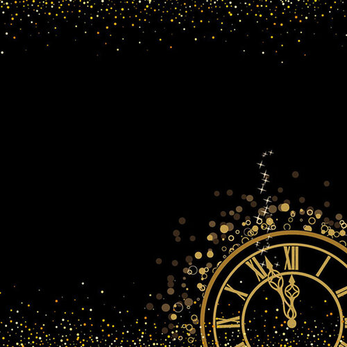 Scrapbook Customs - 12 x 12 Double Sided Paper - New Year Countdown 2 Scrapbook Customs - 12 x 12 Double Sided Paper - New Year Countdown