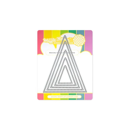 Waffle Flower Crafts - Give Thanks Collection - Craft Dies - Nested Dotted Triangles