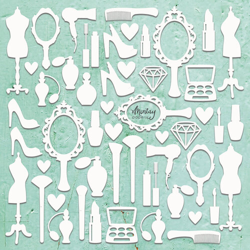 Mintay Papers - Embellishments - Chippies - Her 1 Mintay Papers - Embellishments - Chippies - Her