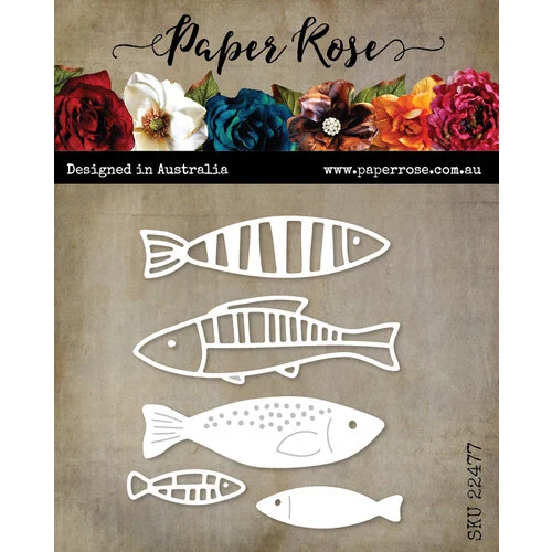 Paper Rose - Dies - Fish Family 1 Paper Rose - Dies - Fish Family