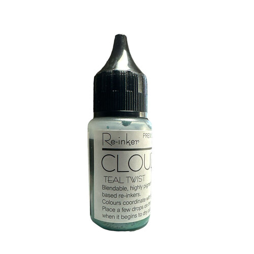 Lisa Horton Crafts - Cloud 9 - Metallic Interference Ink - Reinker - Teal Twist