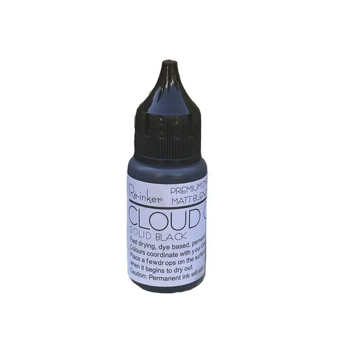 Lisa Horton Crafts - Cloud 9 - Premium Dye Based Ink - Reinker - Solid Black 1 Lisa Horton Crafts - Cloud 9 - Premium Dye Based Ink - Reinker - Solid Black