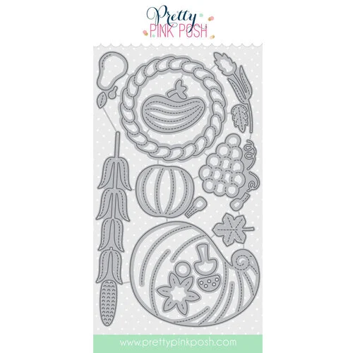 Pretty Pink Posh - Dies - Fall Cornucopia 1 Pretty Pink Posh - Dies - Fall Cornucopia