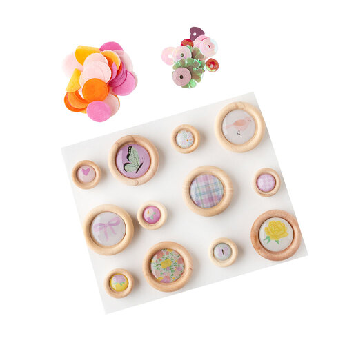 Celes Gonzalo - Rainbow Avenue Collection - Confetti Button Pack