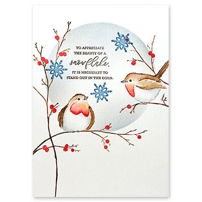 Penny Black - Winter Collection - Cling Mounted Rubber Stamps - Feathered Friends 2 Penny Black - Winter Collection - Cling Mounted Rubber Stamps - Feathered Friends
